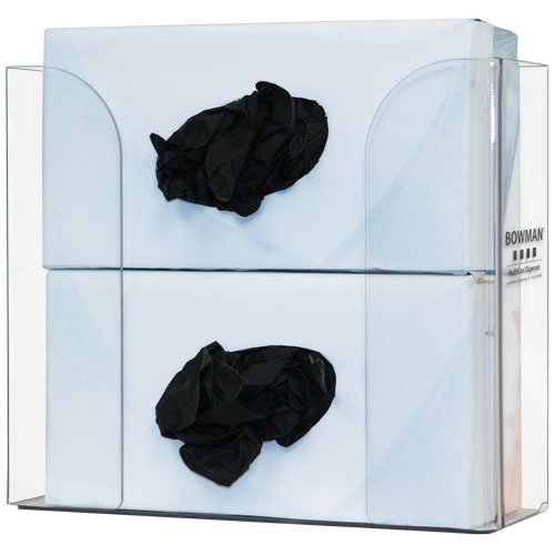 BOWMAN - Glove Box Dispenser - Double 11.20"W x 9.60"H x 3.70"D