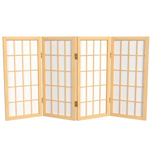 Oriental Furniture Shoji - Pannello Alto per Finestra, 2 m, Colore: Naturale