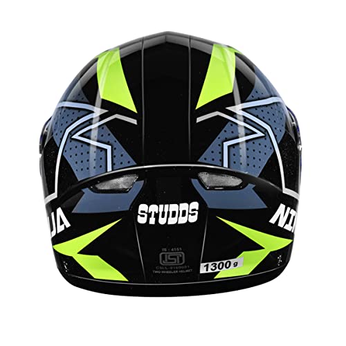 Image of STUDDS Ninja Elite Super D6 FLIP-UP Full FACE Helmet N5 Black-L