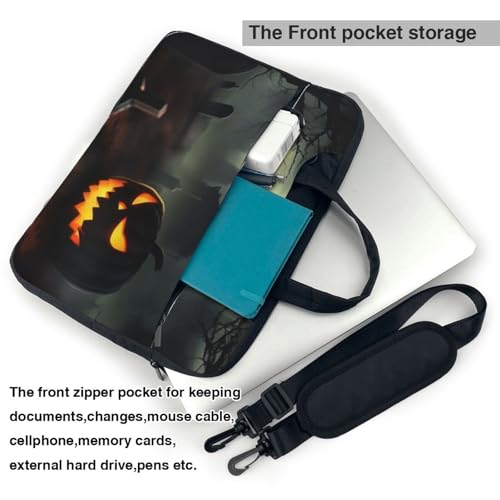 Maletín Halloween Horror para Laptop unisex 15.6" miniatura 5