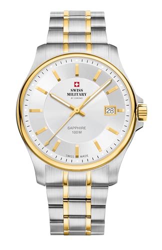 Montre Swiss Military Homme analogique Quartz SM30200.05 bracelet acier inoxydable