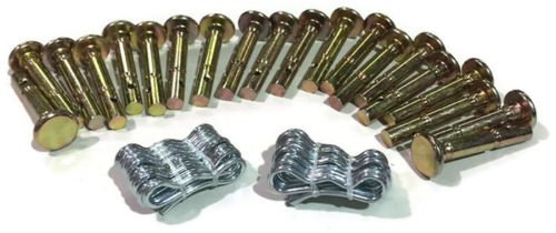 20PK for MTD Cub Cadet Troy Bilt 738-04124A Shear Pins Bowtie 714-04040 Cotters Snowthrower