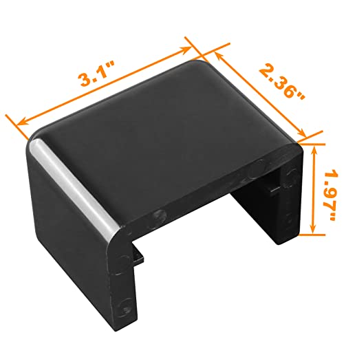 image for APPERFiT 13-04711 Hood Bumper Channel Slide on (Pair) Compatible with 