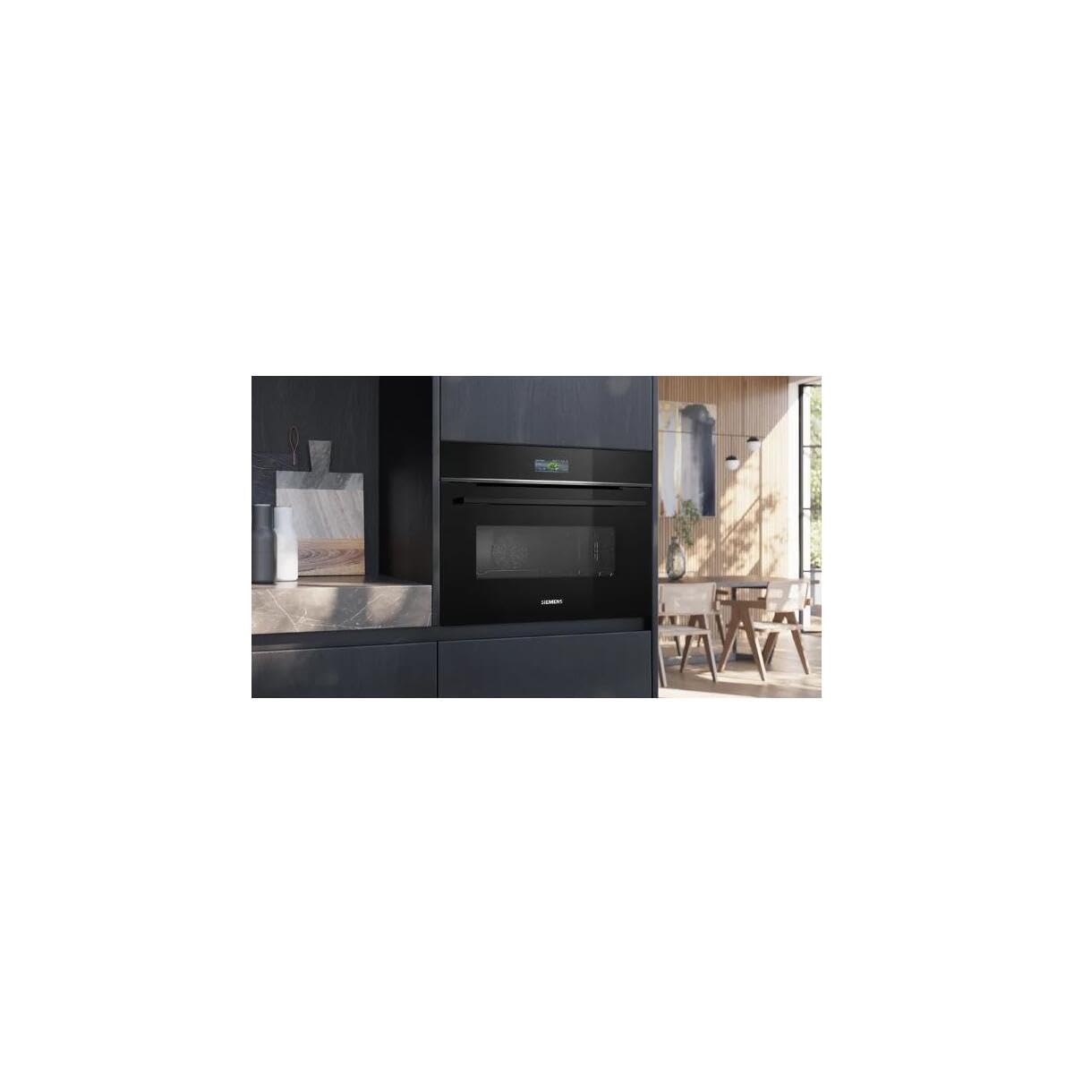 SIEMENS Four encastrable pyrolyse CM724G1B1, IQ700, Multifonction et micro ondes
