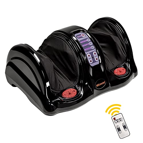 H&B Luxuries Shiatsu Foot Massager Machine - Remote Control Home Massagers Kneading and Rolling for Feet, Ankle, Calf, Leg - As a Gift for Men,Women and The Elderly to Relax and Relieve Foot Pain
