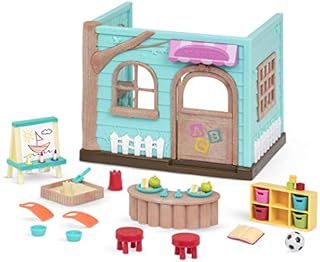 Li'l Woodzeez WZ6732Z Daycare Playset Li'l Luvs & Hugs Nursery  38pc Set  Family Toys and Books for Kids Age 3+