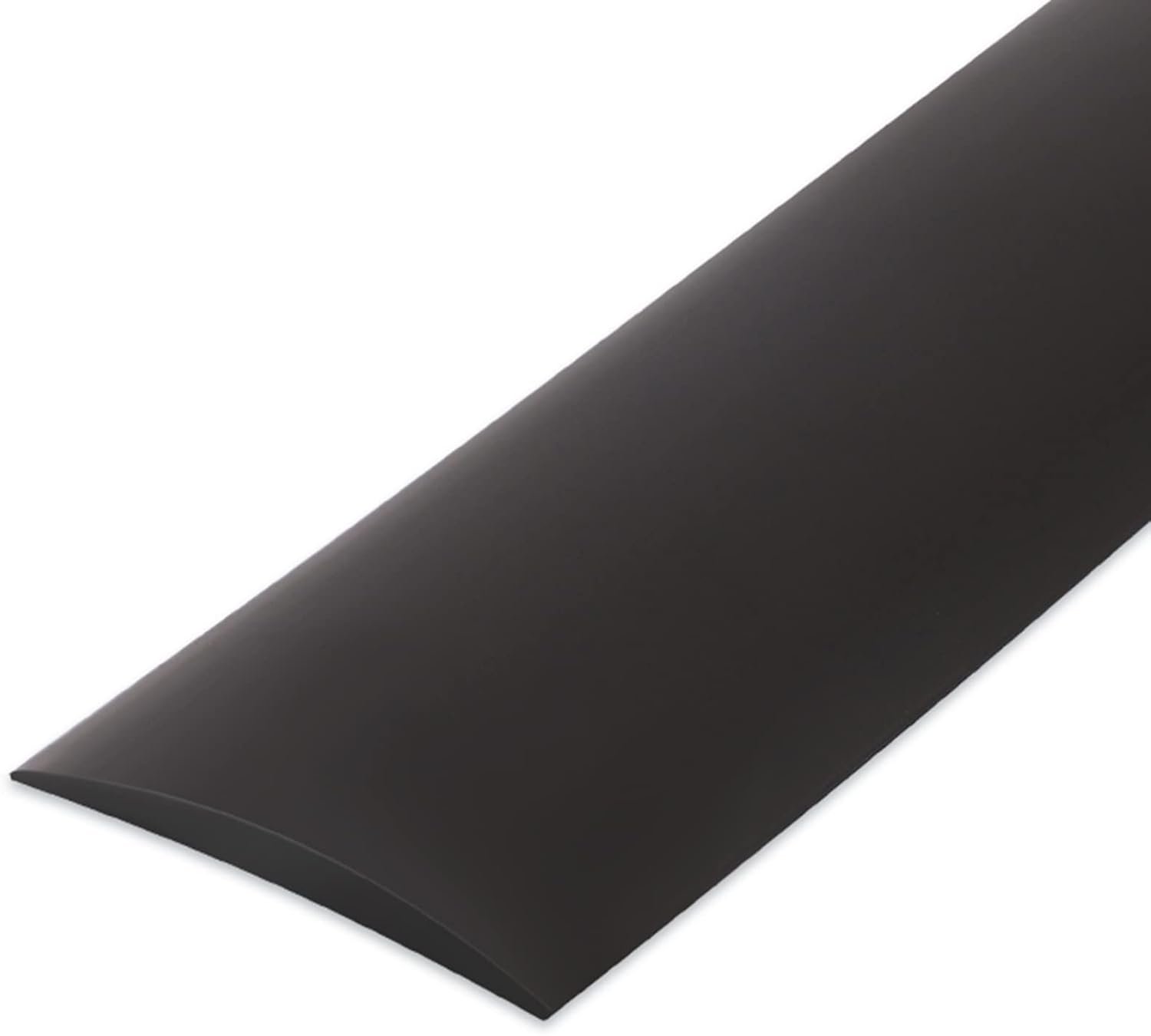 BABYCE Floor Transition Strip for Gap, 5cm Wide Threshold Transition Strip Self Adhesive Floor Edge Trim Strip Flat PVC Transition Bar Carpet on Tiles & Tiles on Wood (Color : Black)