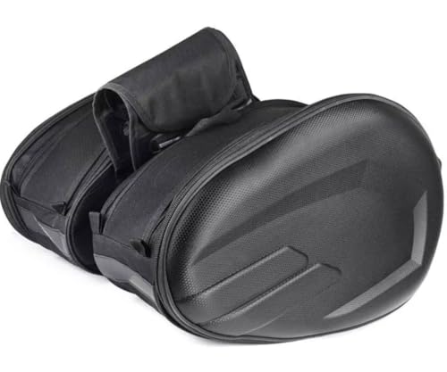 Alforge Para Moto 58l Lateral Rigida Premium Luxo + Capas