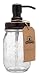Jarmazing Products Classic Farmhouse Mason Jar Soap Dispenser - Oil-Rubbed Bronze - with 16 Ounce Ball Mason Jar