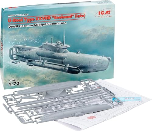 U-Boat Type XXVIIB Seehund ICM 1:72 sous-marin miniature tardif
