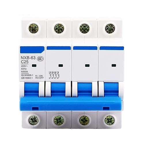 Interruptor de aire 4P con curva C proteccion termica eficiente contra sobrecarga 2