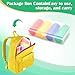 Luxiv 200Pcs Plastic Learning Counters with Storage Box, 4 Colors Bingo Chips 1 Inches Poker Chips Educational Counting Math Counters Manipulatives Round Game Chips Plastic Counters (1.5 inches)