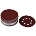 uxcell 5inch Dia 400 Grit 8 Holes Sanding Paper Disc Sandpaper 50pcs