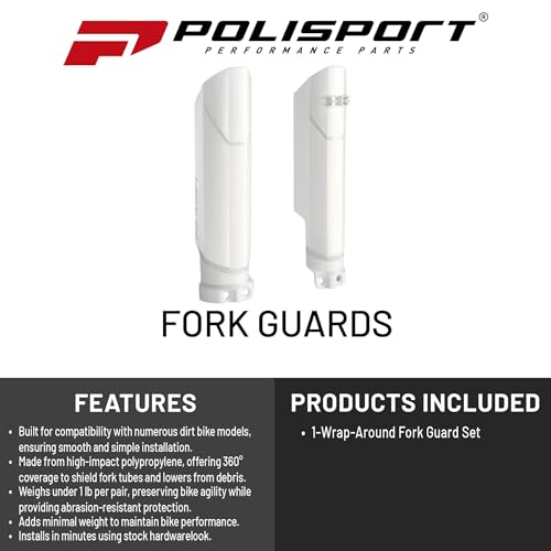Protector de horquilla Polisport de plástico resistente a impactos para moto Beta 2