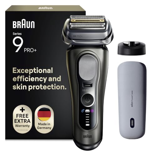 Braun Serie 9 Pro+ Rasoio Elettrico Barba, Custodia, 9625s Grafite