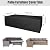 Falflor Patio Furniture Covers 600D Oxford Outdoor Furniture Covers Waterproof Rattan Sofa Set Cover Windproof Anti-UV Garden Table and Chair Covers Rectangular 74''x47''x28''