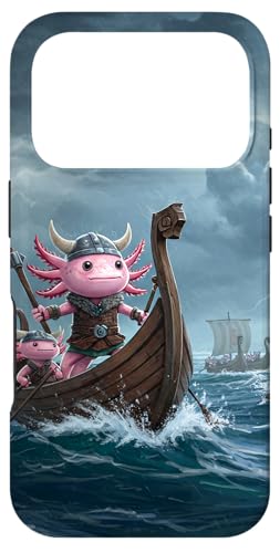 �o�C�L���O Axolotl Raiding the High Seas �X�}�z�P�[�X iPhone 17 Pro �p