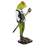 LEDMOMO 樹脂製カエルの庭園彫像 屋外装飾用 卓上カエルの置物 家庭用ガーデン飾り 贈答向けデスクトップ装飾