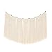 Produktbild TOPOWN Makramee Wandbehang, Boho Deko, Handmade Woven Wandteppich, Tapisserie Fransengirlande Banner, Wanddeko für Home Decor Geschenke Apartment Schlafsaal Raumdekoration 55cm (W) x 98cm (L)