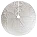 Kurt Adler Tree Skirt with Crystal Lace Snowflakes, 54-Inch, Ivory