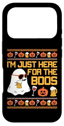 I'm Just Here For The Boos �ʔ��� ���� �n���E�B���R�X�`���[�� �X�}�z�P�[�X iPhone 17 Pro �p