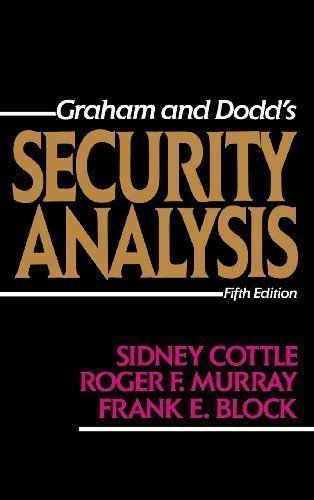 Security Analysis: Fifth Edition (Graham and Do... B00EKYPLWO Book Cover