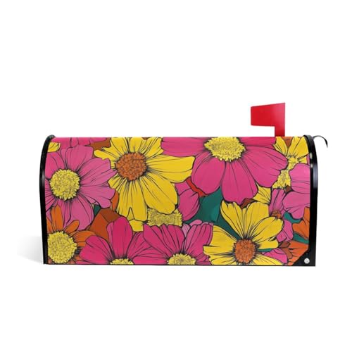 Peru Cantuta Beauty Flowers - Buzón decorativo para buzón de Navidad, tamaño estándar, 45,7 x 53,3 cm