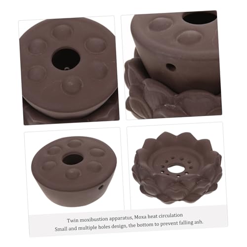 Caja de Moxibustión para el Hogar con Arena Púrpura para Calentamiento del Abdomen, Diseño Duradero para Terapia de Calor, Ajusta Funciones Corporales para Uso en Casa y Regalos miniatura 4