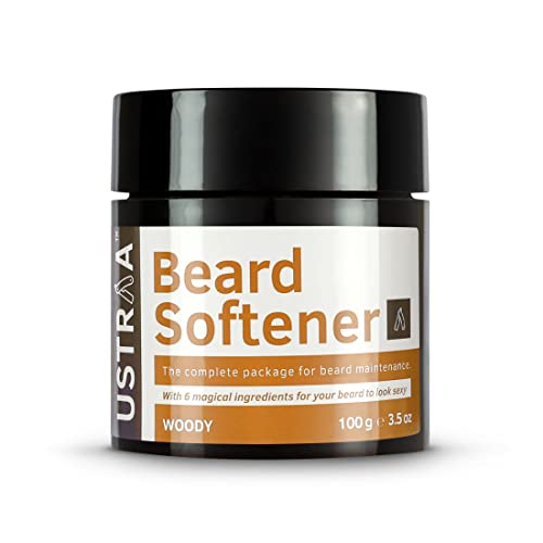Ustraa Beard Growth Oil - 35 ml and Beard Softener Woody -100 g - Image 5