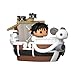 Funko Pop! Bitty Ride: One Piece - Going Merry with Monkey D. Luffy​ - 0.9 Inch and 1.3 Inch (2.3 and 3.3 Cm) - Anime Collectable - Official Merchandise - Gift Idea - Toys for Kids & Adults