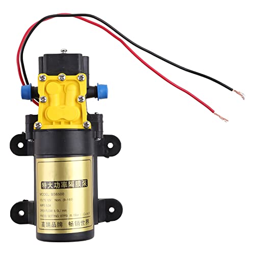 Diafragma de 8 l/min de gran flujo autocebante para agua para equipos industriales de agricultura médica, pulverizador de agua, kit de lavado de autos