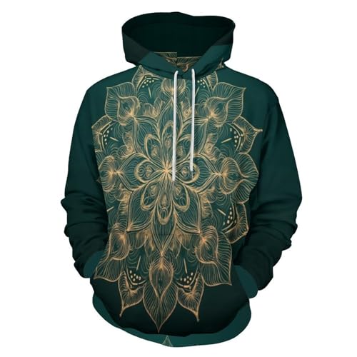 Vêtements de sport avec poches et sweat à capuche imprimé 3D