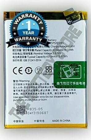 Image of Original BLP835 Battery for Oppo /Reno 5F /5 Lite /A94 4G /F19 Pro Battery with 1 Year Warranty****(V00000283)