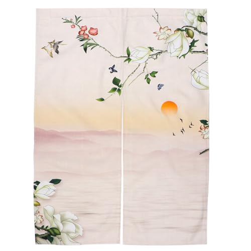Cortina para puerta interior con estampado creativo POPETPOP textil de poliéster 2