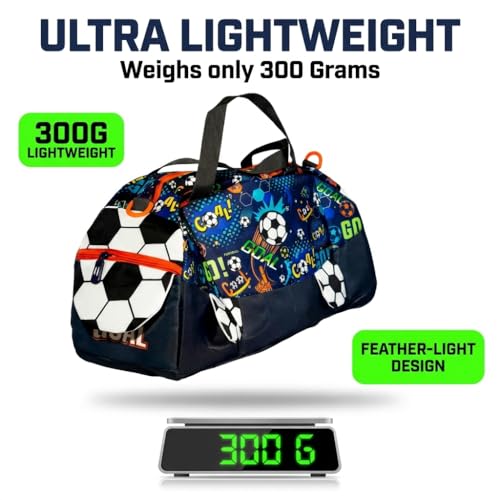 Image of Kids 3D Print Duffel Bag Travel, School & Sports Bag (Football) | Boys Travel, School & Sports Bag