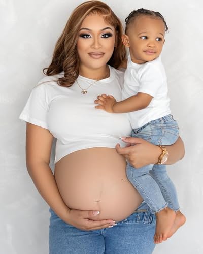 Womens Summer Crop Tops Short Sleeve Round Neck T-Shirts Loose Fit Casual Blouse3