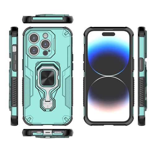 Coque de protection arrière antichoc compatible avec iPhone 14 Pro 6.1 vert - 3