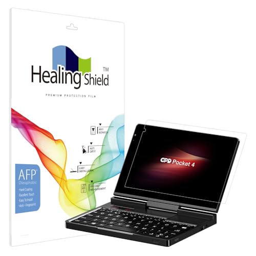 Healingshield �X�L���V�[���t���ی�t�B���� Screen Protector Oleophobic AFP Clear Film Compatible with GPD Pocket 4