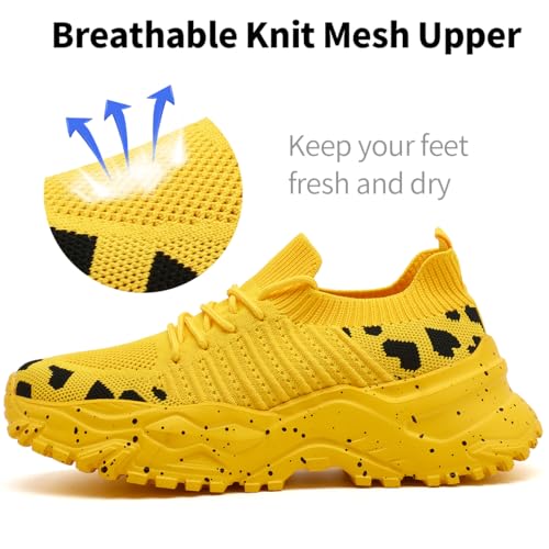 Women's Slip On Walking Shoes Lightweight Breathable Comfortable Tennis Sneakers for Workout Gym Cross Training Casual Platform Fashion Sneaker2
