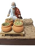 Arte Pesebre Gewürz-Verkäufer mit Bewegung, für 14 cm große Figuren