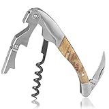 HYQOUKLR Sacacorchos para Vino, Sacacorchos de Camarero Profesional con Mango Resina, abridor Botellas Vino Tinto y Cerveza