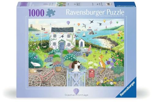 Ravensburger Coastal Cottage 1000 Piece Jigsaw Puzzles for Adults and Kids Age 12 Years Up