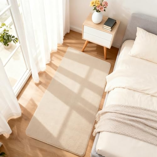 Novalife Tapis de salon moelleux à poils courts, couleur unie, moderne, doux, pour couloir, décoration, chambre à coucher, chambre d'enfant, 80 x 150 cm,...