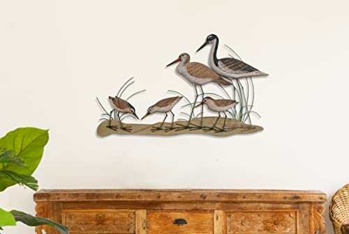 T.i. Design Hand Carved Stilt, Greater Yellow Leg, And Sandpipers #TOP1