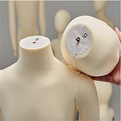 Maniquí de niños de 9 años de cuerpo completo sentado y espuma flexible 7