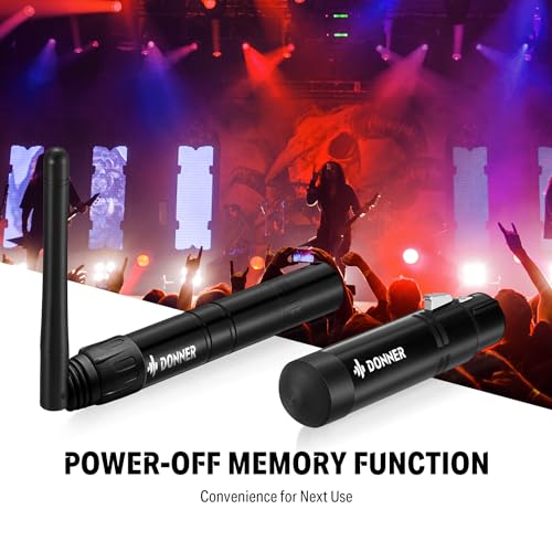 Donner DMX512 Wireless Controller Dfi DJ 2.4G DMX Wireless 5 Receivers Short Version with Light Dome & 1 Transmitter Stage Lighting Control for LED Stage Disco Party Bar Lighting 6 PCS Black by Donner - Image 6