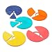 hand2mind Connecting Plastic Fraction Circles (Set of 23)