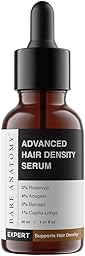 Bare Anatomy Advanced Hair Density Serum boosts density with Redensyl, Anagain, Baicapil & Capilia Longa. Rosemary & rice water reduce hair fall for men & women.