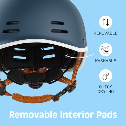 Image of Retrospec Remi Adult Bike Helmet for Men & Women - Bicycle Helmet for Commuting, Road Biking, Skating with Adjustable Dial