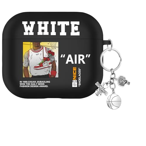 AirPods 3 Ή P[X GA|bY 3ɓKp Xj[J[ TPU P[X Sʕی GA[|bY 3Jo[ y ^ 킢 C AirPods 3 p Jo[ ϏՌ ho h~ JritiAir-people-black)